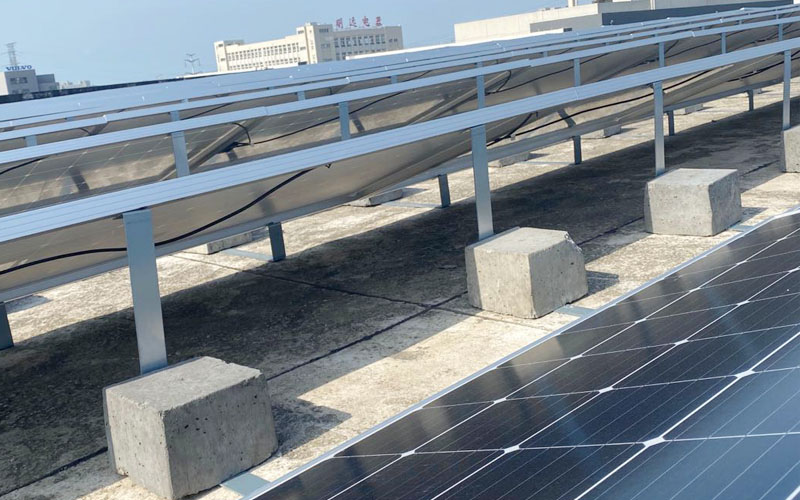 steel solar ground mounting system