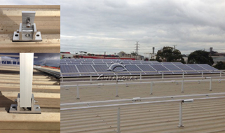 Proyectos recientes de techo completados en Australia utilizado Antaisolar estanterías solares