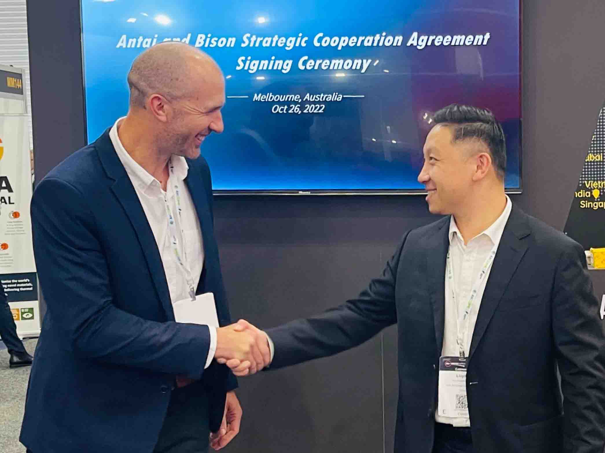 Antai firmó un acuerdo de proyectos solares de 300MW con Bison Energy y anunció una asociación estratégica con GGE en All-Energy Australia 2022
