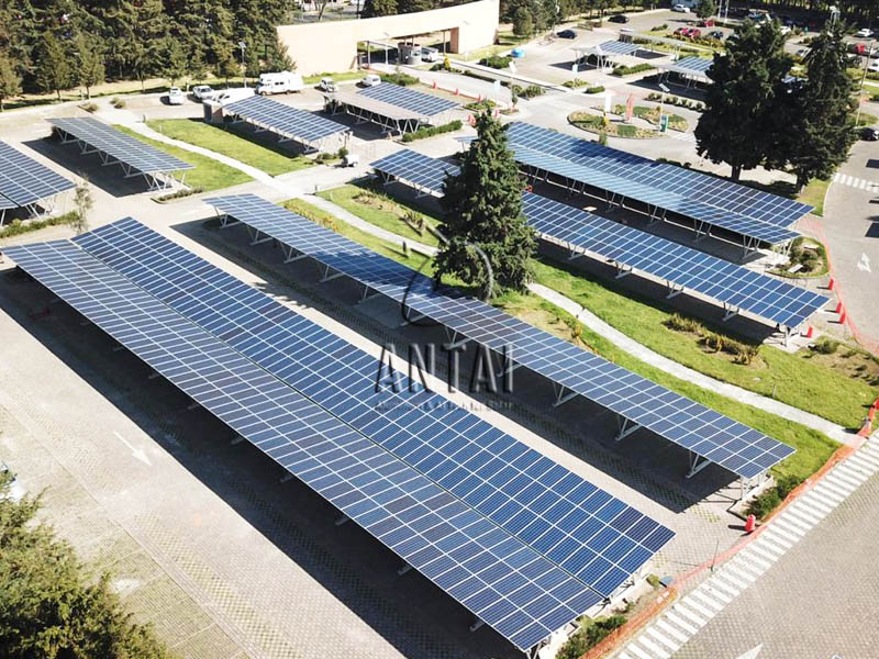 500kw-solar montaje de cochera