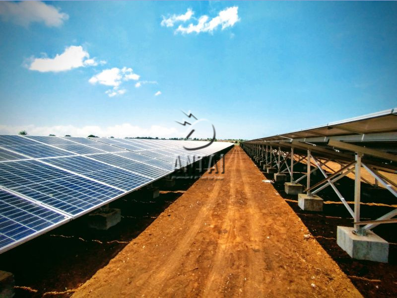  1.5mw-aluminio estanterías solares -Africa 